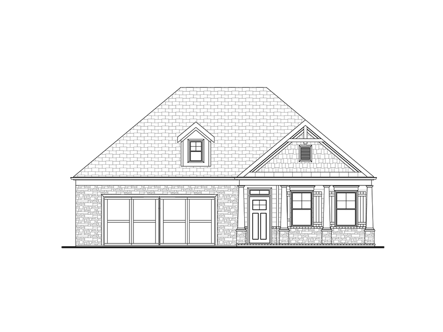 The available Madison on homesite 84 at Echols Farm in Hiram, Gerogia.